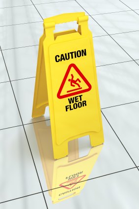 Slippery Floor Warning